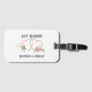 Search for just married luggage tags Bride