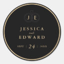 Search for luxury gold wedding stickers Modern