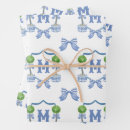 Search for crest wrapping paper Blue