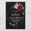 Search for gothic engagement party invitations Gold