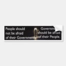 Search for afraid bumper stickers Political