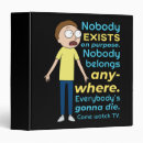 Search for rick binders Nobody exists on purpose