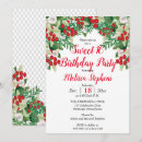 Search for red rose sweet 16 invitations For her