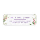 Search for mistletoe return address labels Floral