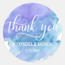 Search for purple and blue wedding stickers Violet