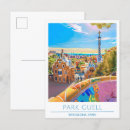Recherche de guell de parc cartes postales Vintage
