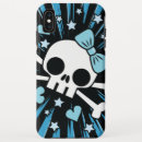 Recherche de crâne girly iphone coques Os croisés