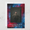 Search for memorial military invitations Funeral