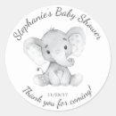 Search for grey elephant baby shower stickers Modern