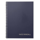 Search for plain blue notebooks Navy