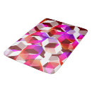 Search for hexagon bath mats Pink