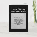 Search for nurse birthday cards Happy