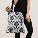 Recherche de damassé tote bags Orné