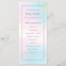 Search for watercolor wedding programs Pink