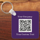 Search for purple logo keychains Qr code