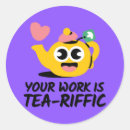 Search for funny work stickers Well done