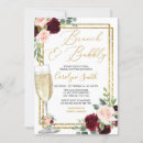 Search for blushing bride bridal shower invitations Elegant modern floral