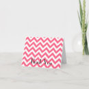 Search for pink zig zag cards White