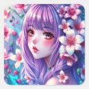 Search for purple hair stickers Pretty