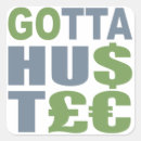 Search for hustle stickers Business