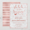 Search for gold and white birthday invitations Chic