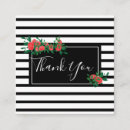 Search for thank you business cards Black