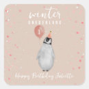 Recherche de penguin party autocollants Anniversaire d'hiver