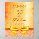 Search for birthday party posters Gold