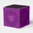 Search for gothic wedding favour boxes Purple