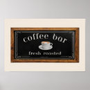 Search for coffee bar signs posters Rustic