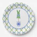 Search for blue and white rabbit plates Topiary