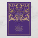 Search for purple wedding programs Gothic