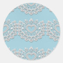 Search for blue lace wedding stickers Vintage