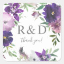 Search for lavender flower wedding stickers Purple