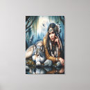 Search for wolves canvas prints Sunset