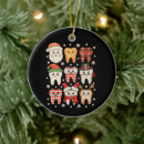 Search for funny face ornaments Santa