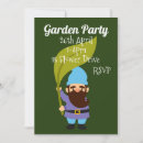 Search for garden gnome invitations Gardening
