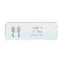Search for seahorse wedding return address labels Modern