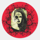 Search for dead girl stickers Dia de los muertos