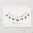Search for 30th pearl anniversary invitations Heart