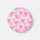 Recherche de coeur rose magnets Motif