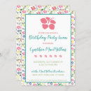 Recherche de hibiscus birthday invitations Floral