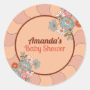 Recherche de rétro style autocollants Floral