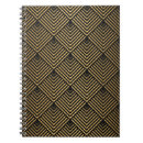 Search for black gold art deco notebooks 1930s