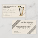 Search for harp business cards Music