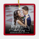 Search for bride and groom ornaments Handwritten