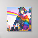 Search for anime girl canvas prints Cat ears