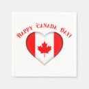 Search for canada day napkins Flag of canada