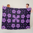 Search for violet fleece blankets Pattern