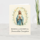 Search for immaculate conception cards Blessed virgin mary